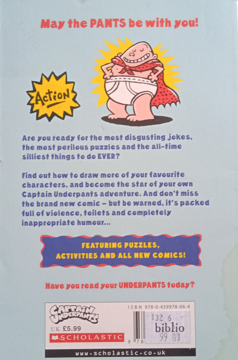 The All New Captain Underpants Extra Crunchy Book O Fun 2 By Dav Pilk