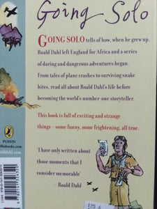 Going Solo By Roald Dahl
