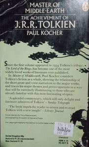 Master of middle earth,The achievement of J.R.R Tolkien By Paul Kocher