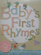 Load image into Gallery viewer, Baby&#39;s First Rhymes (CD No Longer Available)