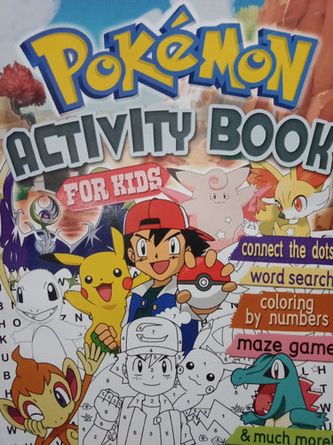 Pokemon Activity Book