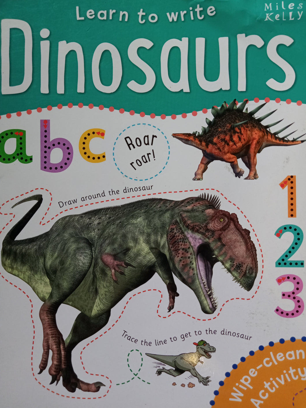 Dinosaurs ABC Miles Kelly Wipe Clean Activity