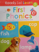 Load image into Gallery viewer, First Phonics Age 3+ Wipe Clean