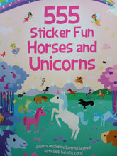 Load image into Gallery viewer, 555 Sticker Fun Horses And Unicorns