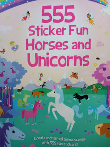 555 Sticker Fun Horses And Unicorns