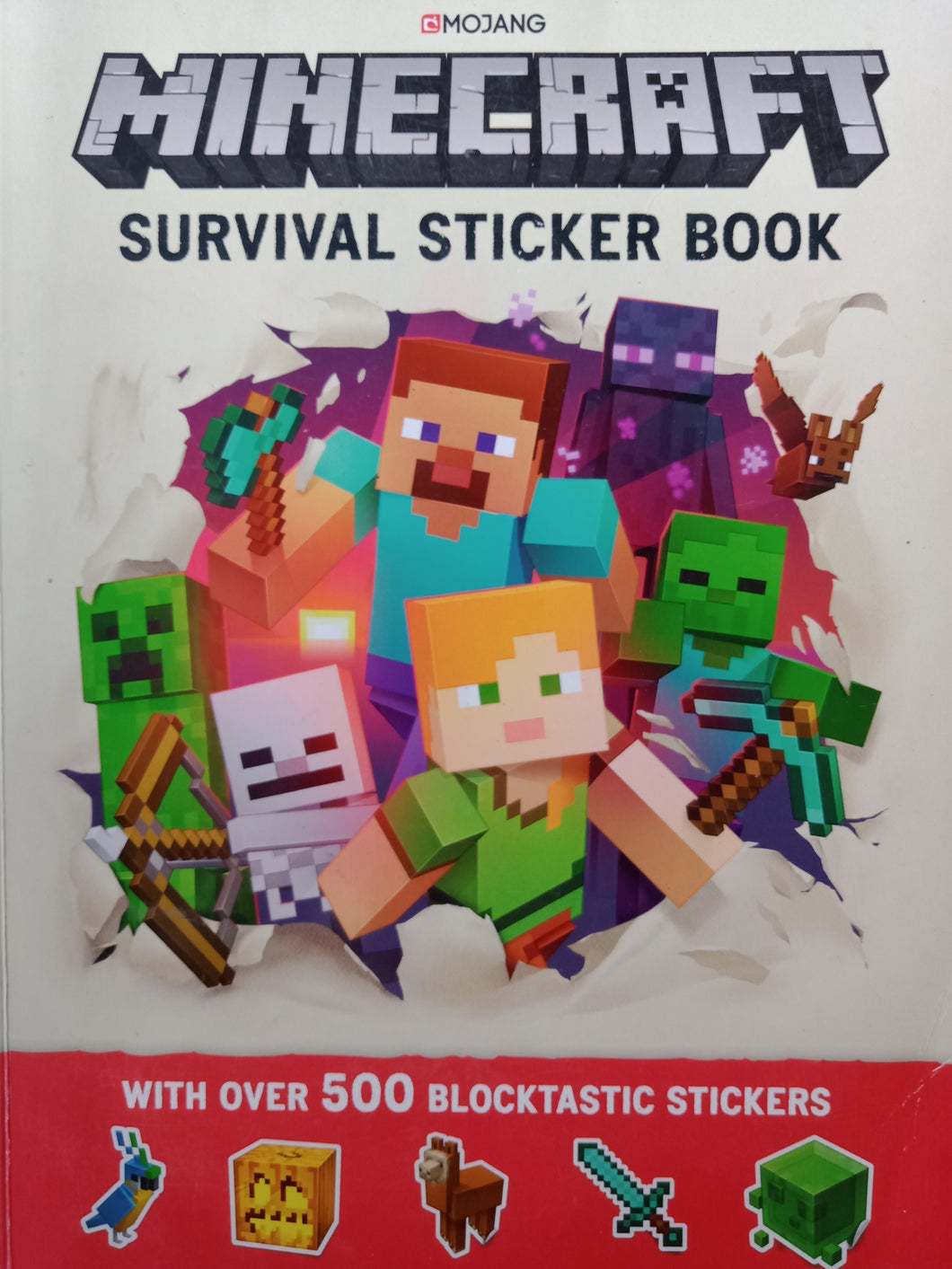 Minecraft Survival Sticker Book