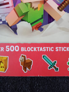 Minecraft Survival Sticker Book