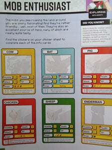 Minecraft Survival Sticker Book