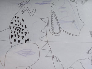 Shaped Super Colouring Fun Roarsome Dinosaurs