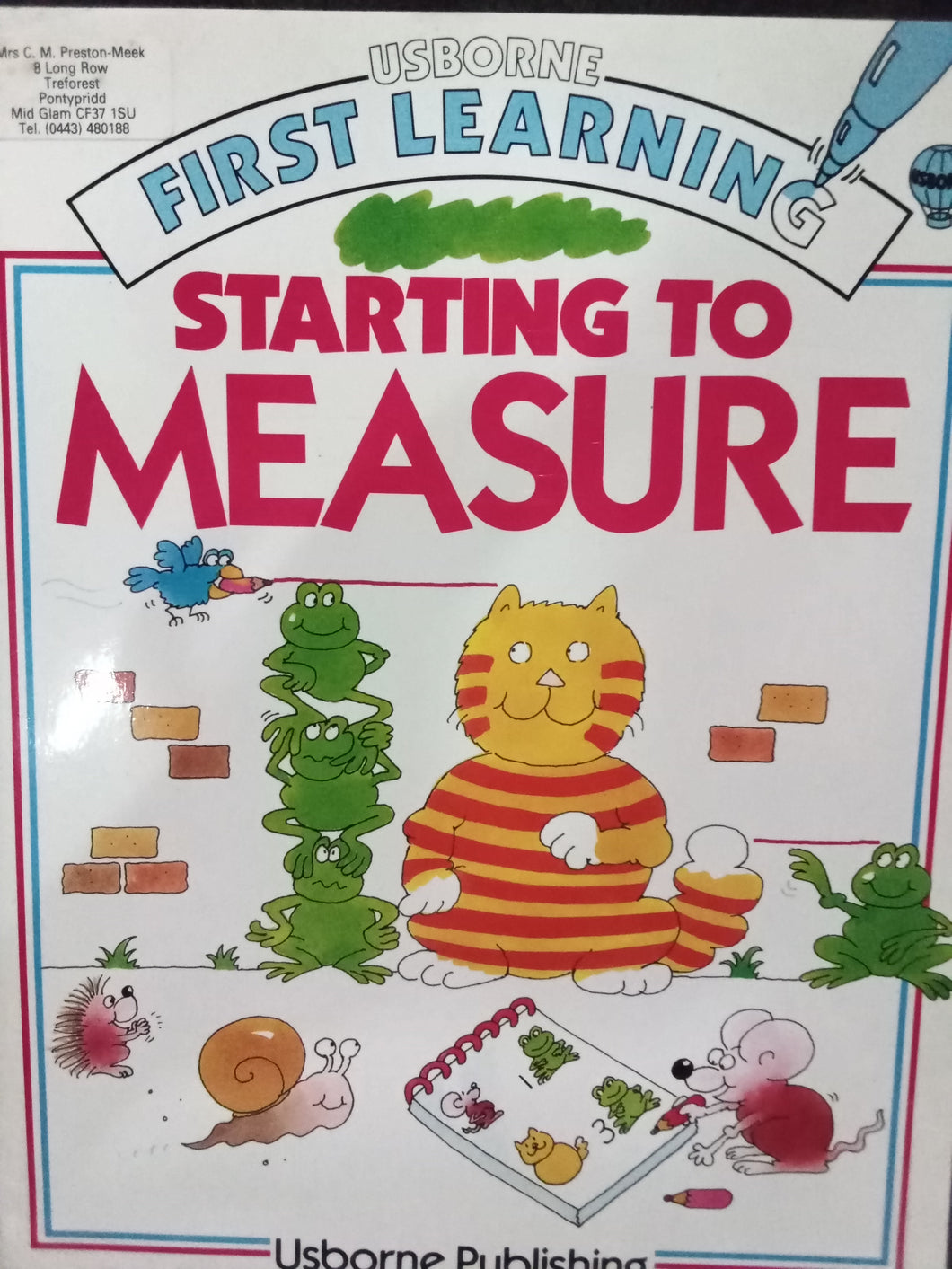 SStarting to Measure by Karen Bryant-Mole