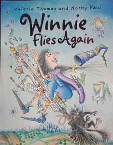 Winnie Flies Again by Valerie Thomas and Korky paul