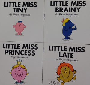 Little Miss Princess/Brainy/Late/Tiny by Roger Hangreaves