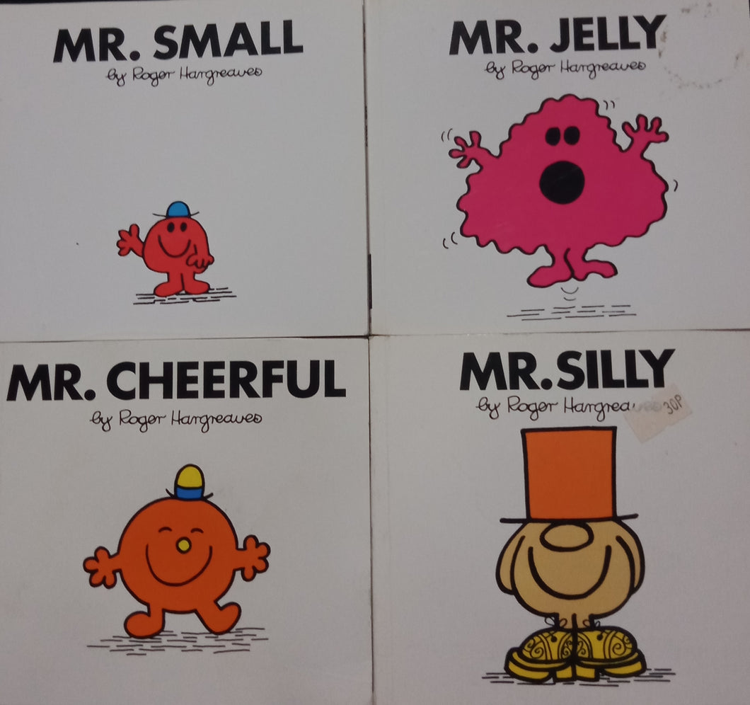 Mr. Small/Jelly/Cheerful/Silly by Roger Hangreaves