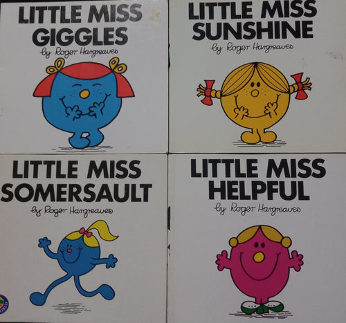 Little Miss Giggles/Sunshine/Somersault/Helpful by Roger Hangreaves
