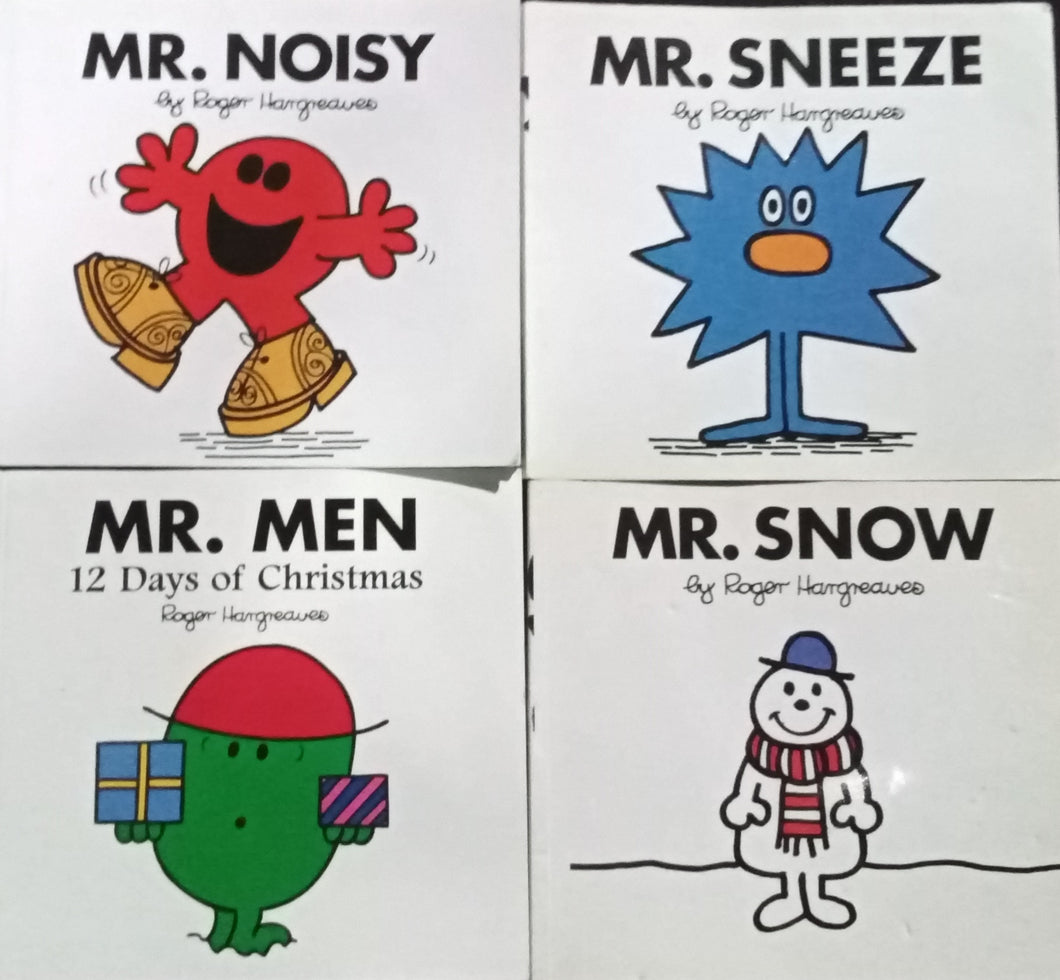 Mr. Noisy/Sneeze/Men/Snow by Roger Hangreaves