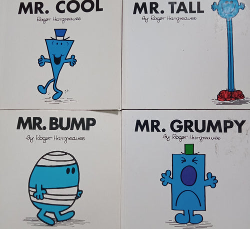Mr. Cool/Tall/Bump/Grumpy by Roger Hangreaves