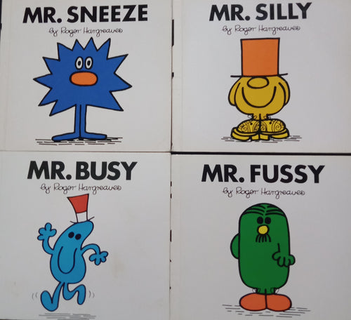 Mr. Sneeze/Silly/Busy/Fussy by Roger Hangreaves