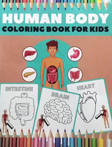 Human Body Colouring Book For Kids
