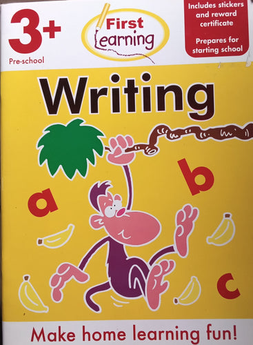 First Learning Writing 3+