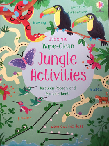Wipe Clean Jungle Activities