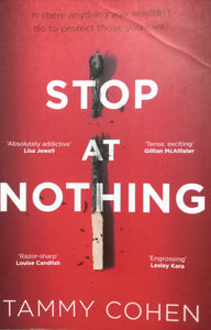 Stop at nothing By Tammy Cohen