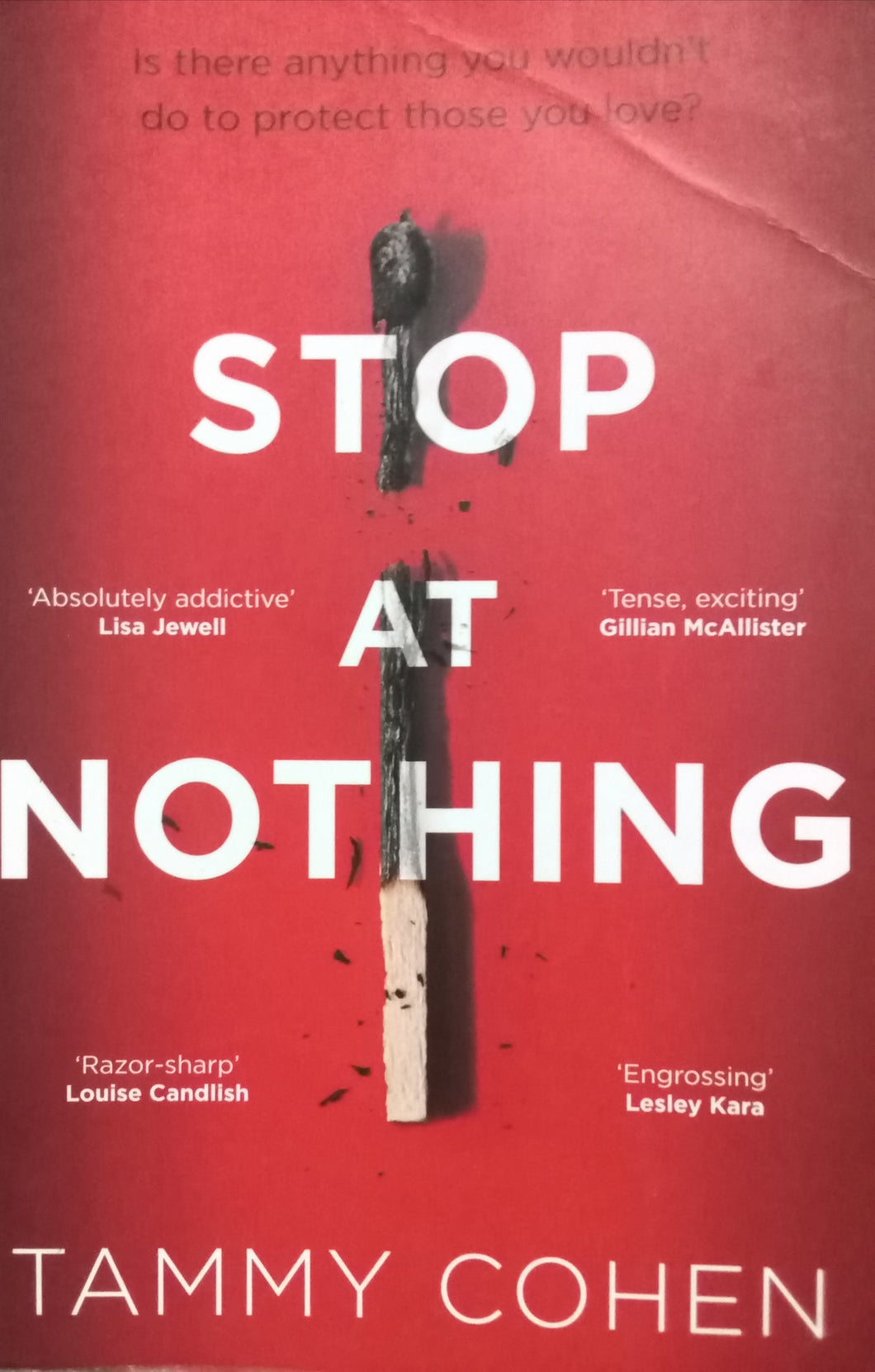 Stop at nothing By Tammy Cohen