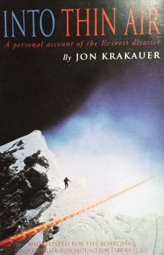 Into Thin Air By Jon Krakauer