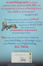 Load image into Gallery viewer, Boy tales of childhood By Roald Dahl