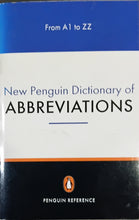 Load image into Gallery viewer, Ne Penguin Dictionaof Abbreviations 12F
