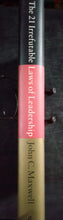 Load image into Gallery viewer, The 21 Irrefutable Law Of Leadership By John C. Maxwell - Books for Less Online Bookstore