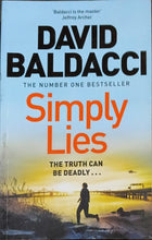 Load image into Gallery viewer, Simply Lies by David Baldacci 19F