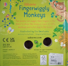 Load image into Gallery viewer, Usborne Fingerwiggly Monkeys - Books for Less Online Bookstore