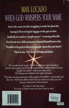 Load image into Gallery viewer, When God Whispers Your Name by Max Lucado - Books for Less Online Bookstore