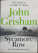 Load image into Gallery viewer, Sycamore Row by John Grisham 19F