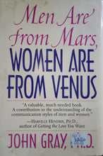 Load image into Gallery viewer, Men Are From Mars Women Are From Venus By John Gray, Ph.D. - Books for Less Online Bookstore