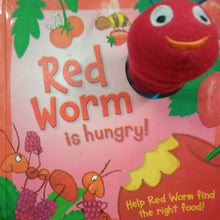 Load image into Gallery viewer, Red Worm Is Hungry! &#39;Puppet&#39;