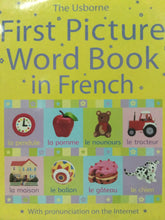 Load image into Gallery viewer, The Usborne: First Picture Word Book In French
