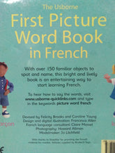 Load image into Gallery viewer, The Usborne: First Picture Word Book In French