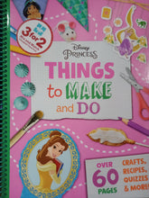 Load image into Gallery viewer, Disney Princess Things To Make And Do