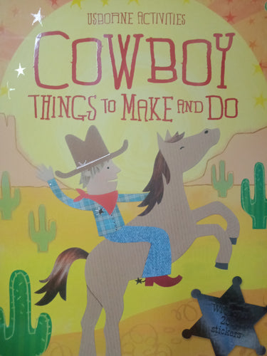 Usborne Activities Cowboy Thing To Make And Do - Books for Less Online Bookstore