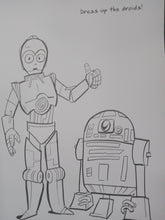 Load image into Gallery viewer, Star Wars A New Hope Doodle Book