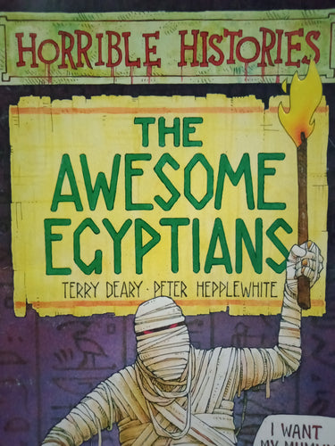 The Awesome Egyptians by Terry Deary WS