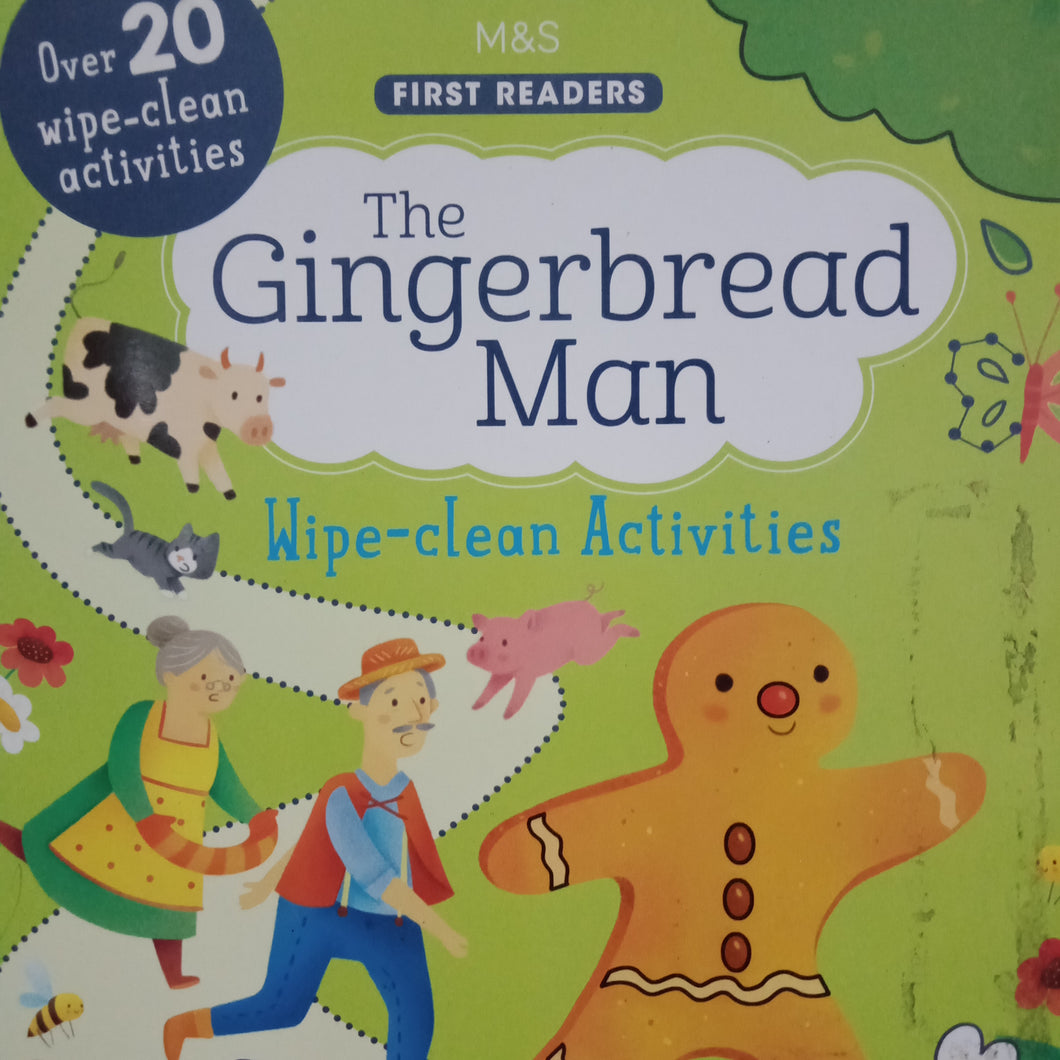 The Gingerbread Man Wipe Clean Activities