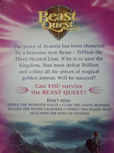 Load image into Gallery viewer, Beast Quest The Godlen Armour: Trillion The Three-Headed Lion By Adam Blade