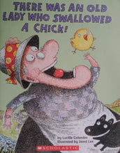 Load image into Gallery viewer, There Was An Old Lady Who Swallowed A Chick! by Lucille Conlandro - Books for Less Online Bookstore