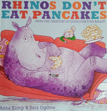 Load image into Gallery viewer, Rhinos Don&#39;t Eat Pancake&#39;s Anna Kemp - Books for Less Online Bookstore