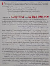 Load image into Gallery viewer, The Great Crash Ahead by Harry S. Dent, Jr.