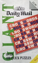 Load image into Gallery viewer, Daily Mail Giant Quick Crossword Book No.4