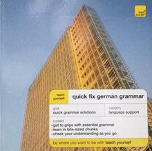 Load image into Gallery viewer, Teach Yourself Quick Fix German Grammar