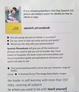 The Independent On Sunday Teach Yourself Spanish Phrasebook